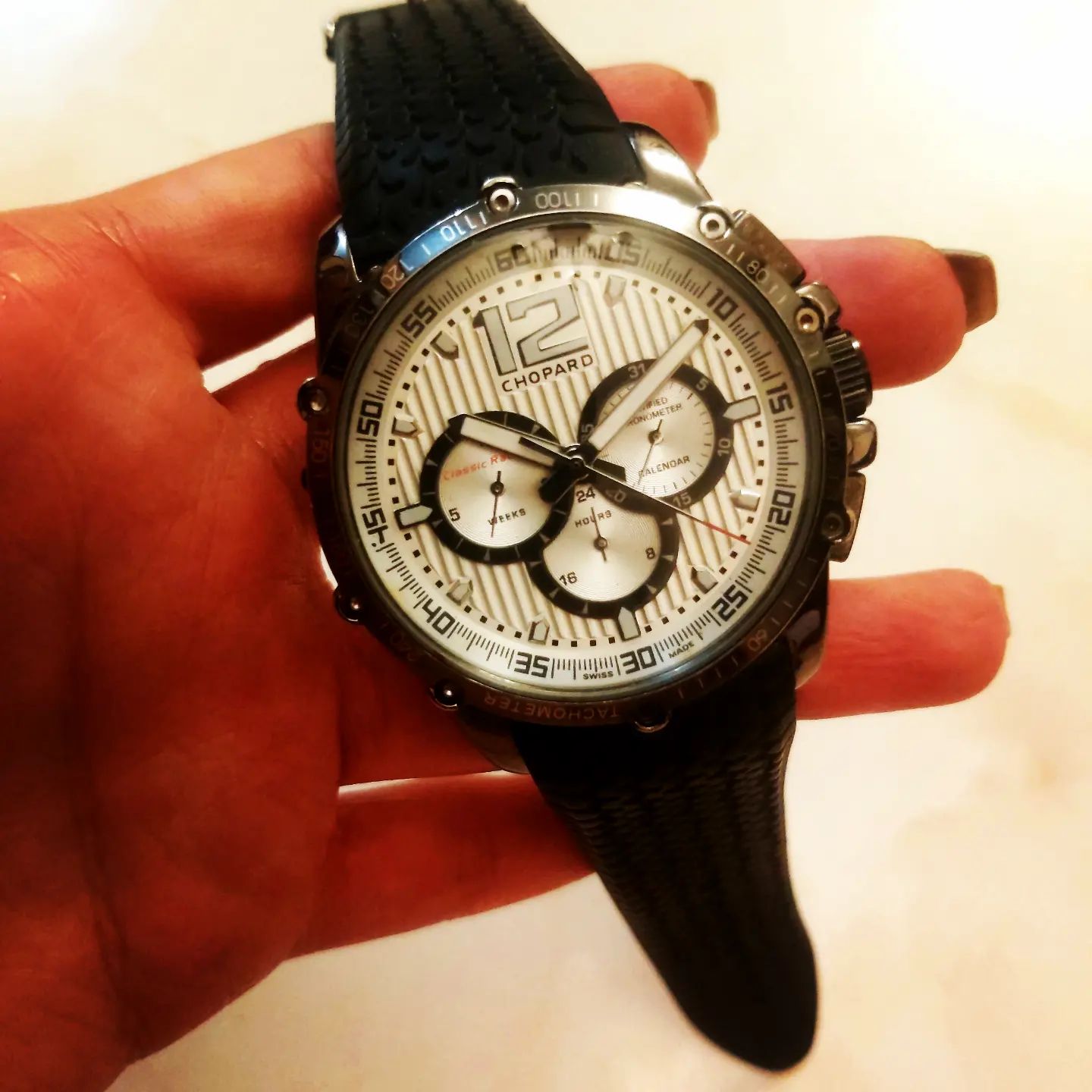 شوپارد ⌚ اورجینال سوئیس اتوماتیک سه موتور فعال بدنه و