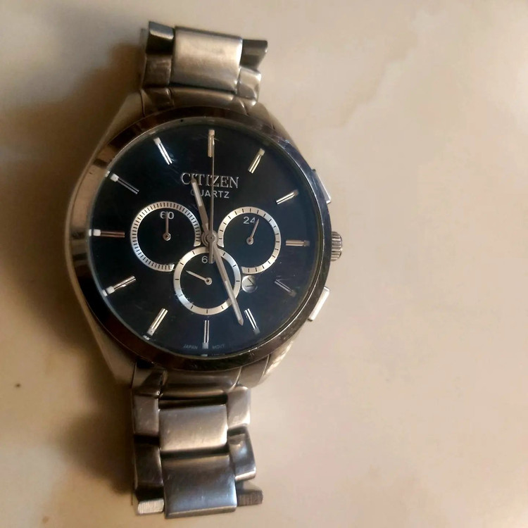سیتیزن⌚ اورجینال ژاپن سه موتور فعال کرنوگراف تقویم تمام استیل