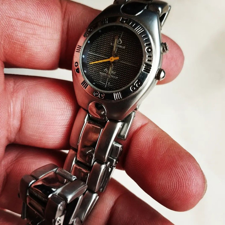 ساعت دیپلمات⌚ کوارتز تمام استیل ژاپن اورجینال زیبا زنانه #وستن_واچ_سوئیس