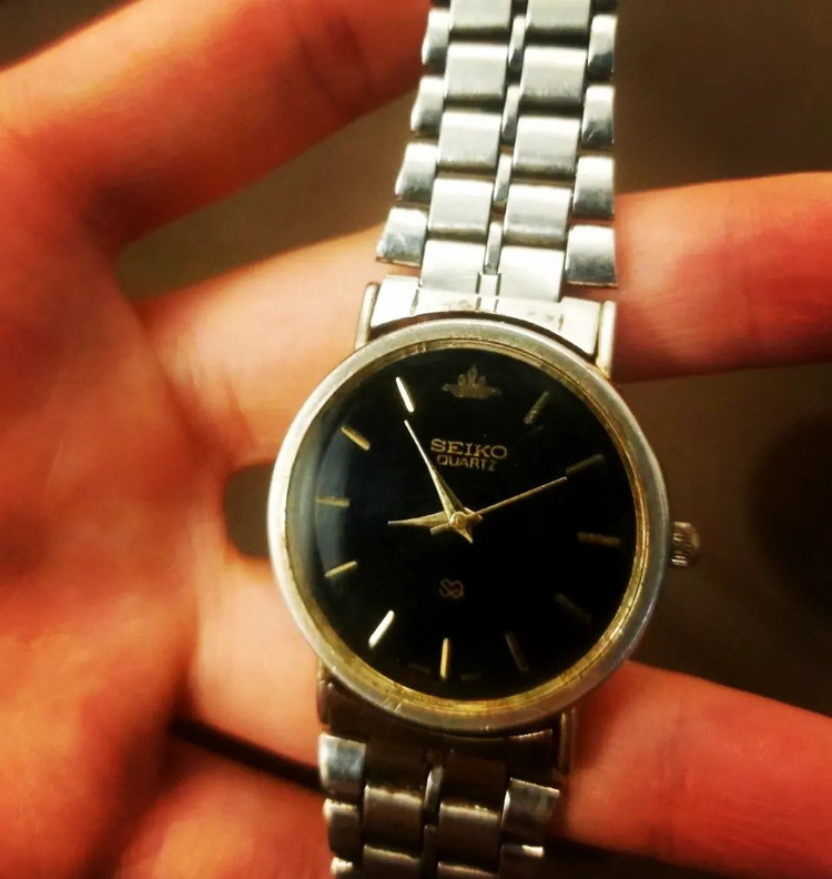 سیکو⌚ کوارتز استیل موتور ژاپن بسیار زیبا و خاص #وستن_واچ_سوئیس