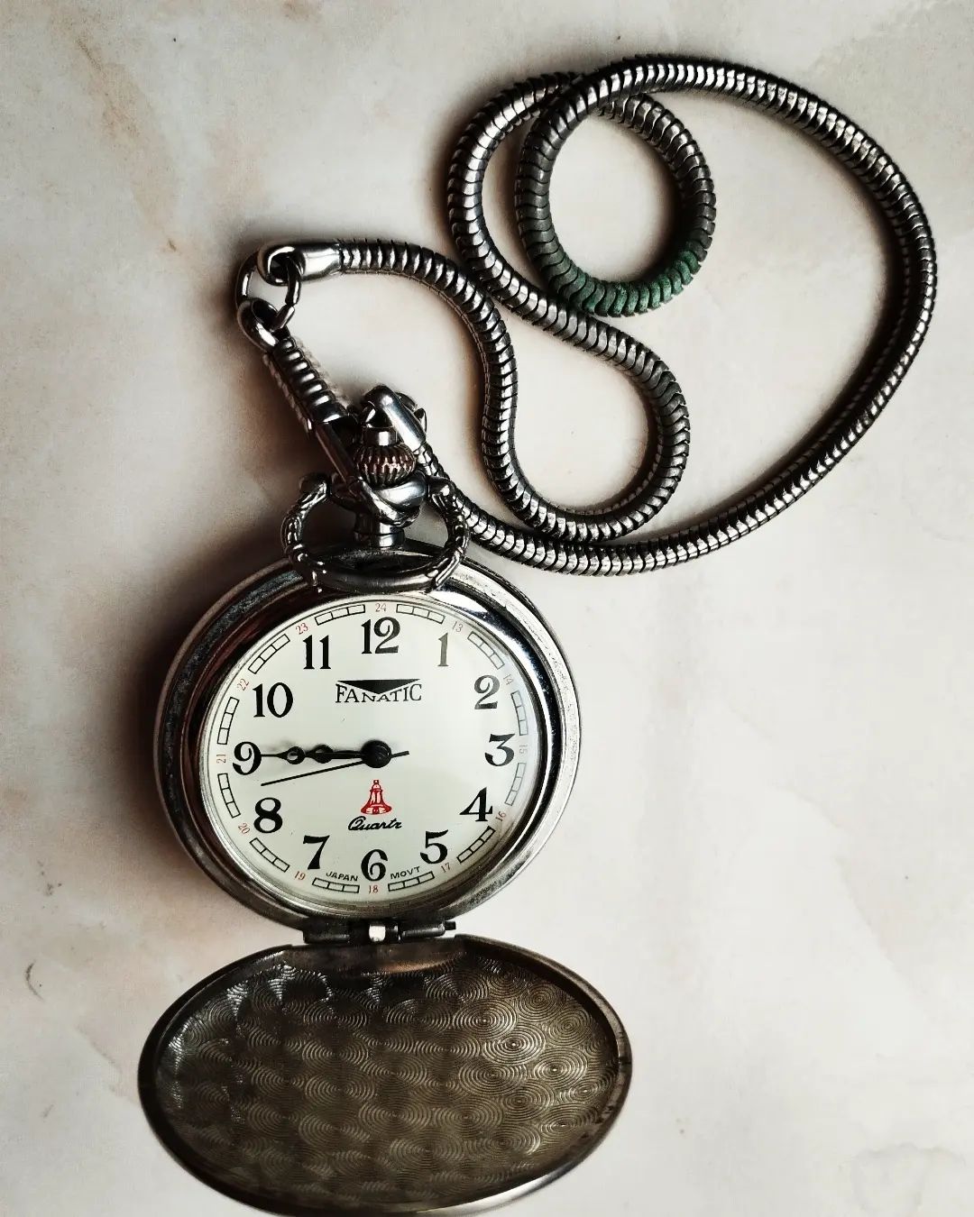 ساعت جیبی⌚ فاناتیک ژاپن کوارتز بسیار تمیز و در حد