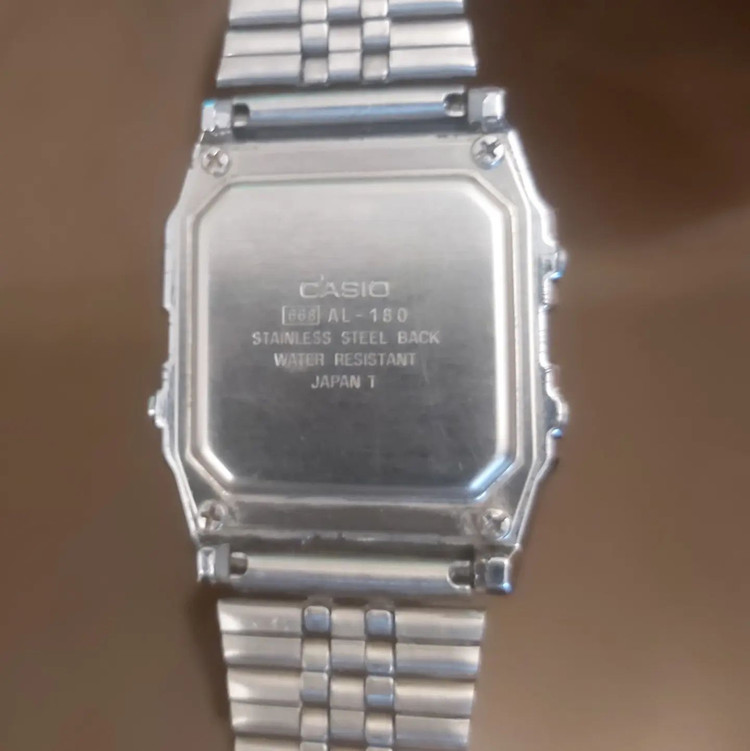 کاسیو ⌚ سولار دیجیتال ژاپن کرنوگراف آلارم تمام استیل ضد