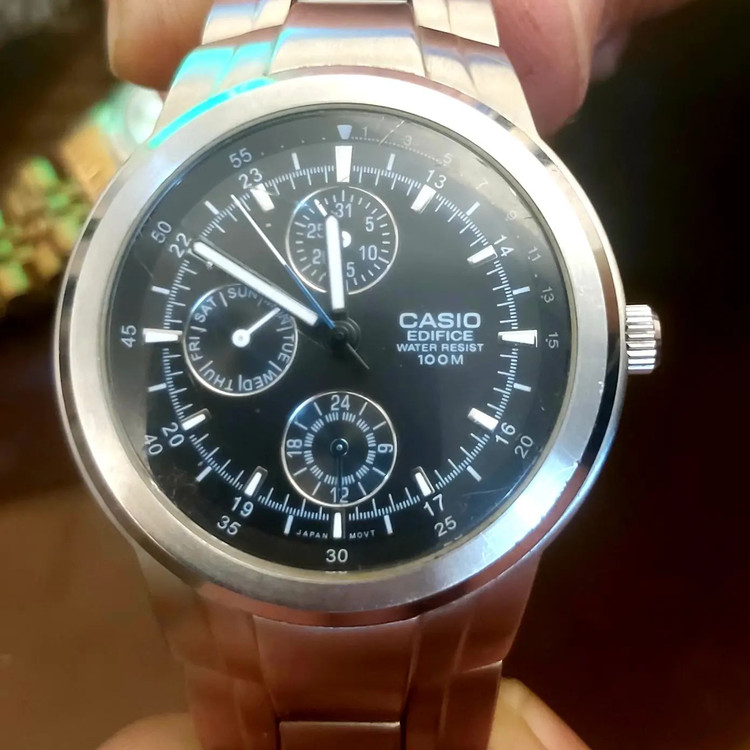 کاسیو⌚ اورجینال تمام استیل فعال ضدآب ضد زنگ ضد حساسیت