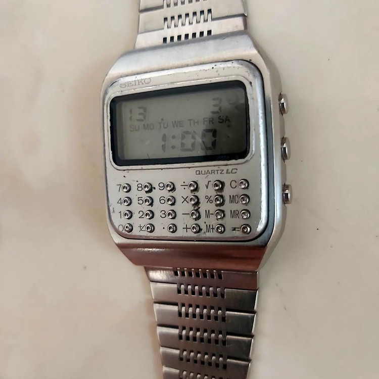 سیکو ماشین حسابی⌚ اورجینال ژاپن مهندسی تمام استیل ضد زنگ