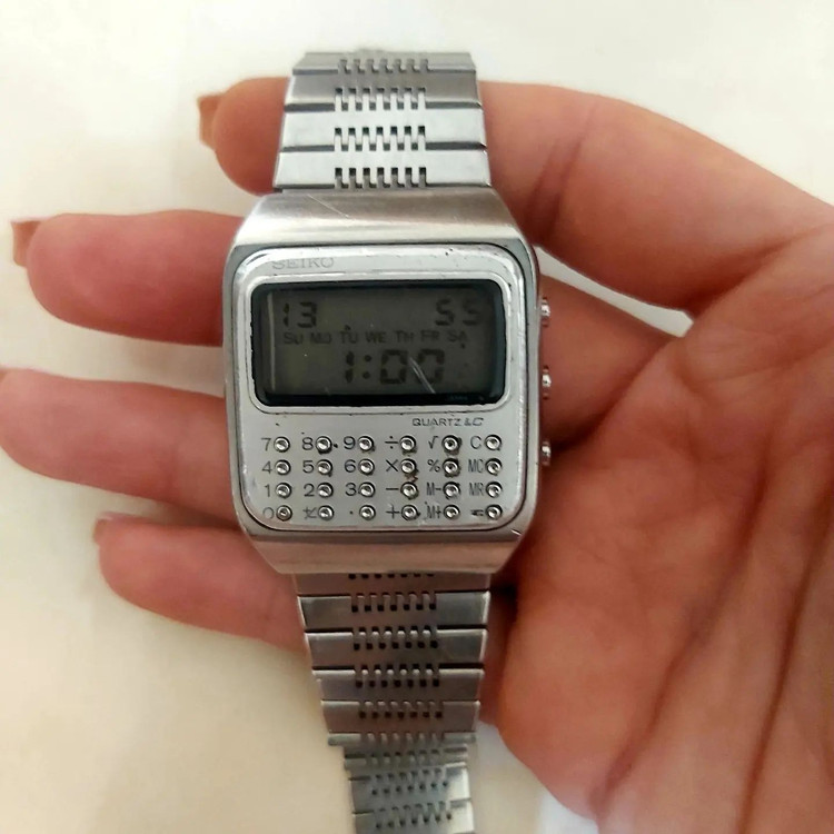 سیکو ماشین حسابی⌚ اورجینال ژاپن مهندسی تمام استیل ضد زنگ
