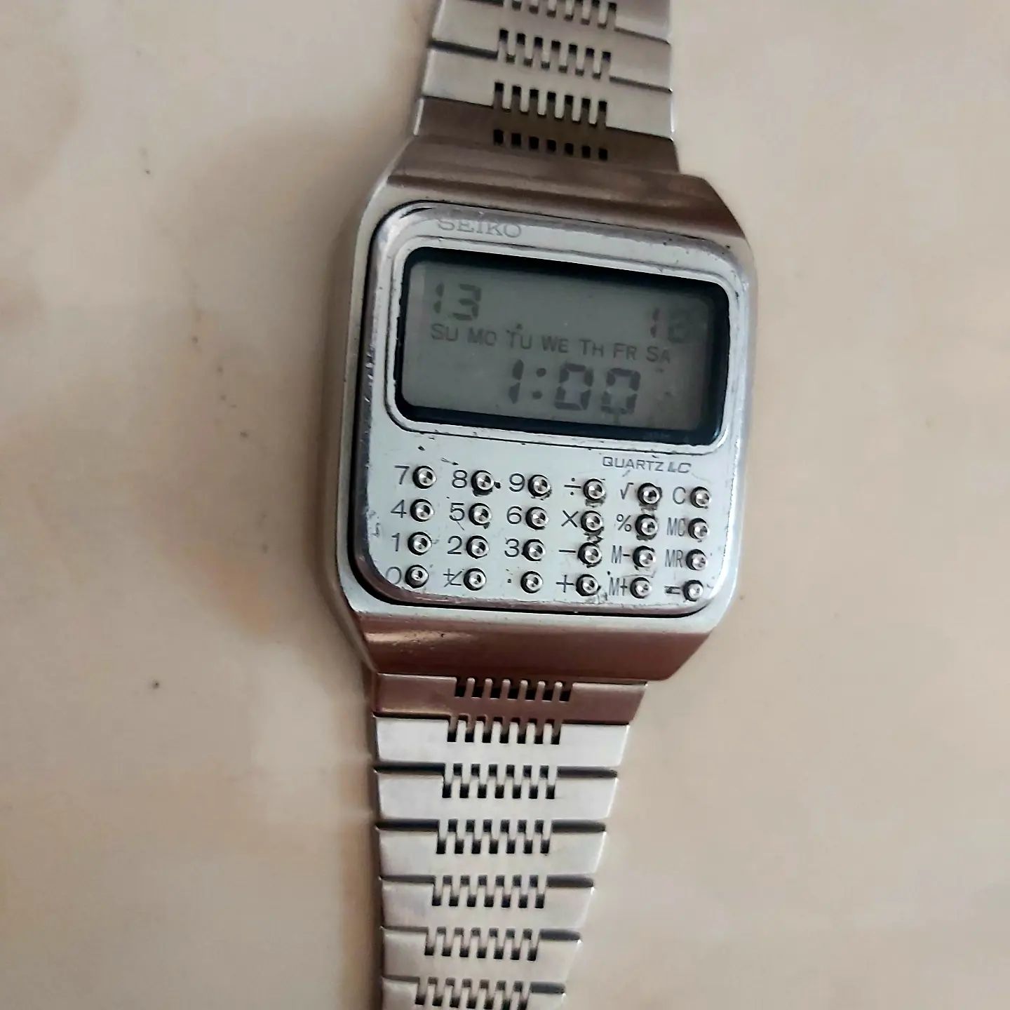 سیکو ماشین حسابی⌚ اورجینال ژاپن مهندسی تمام استیل ضد زنگ