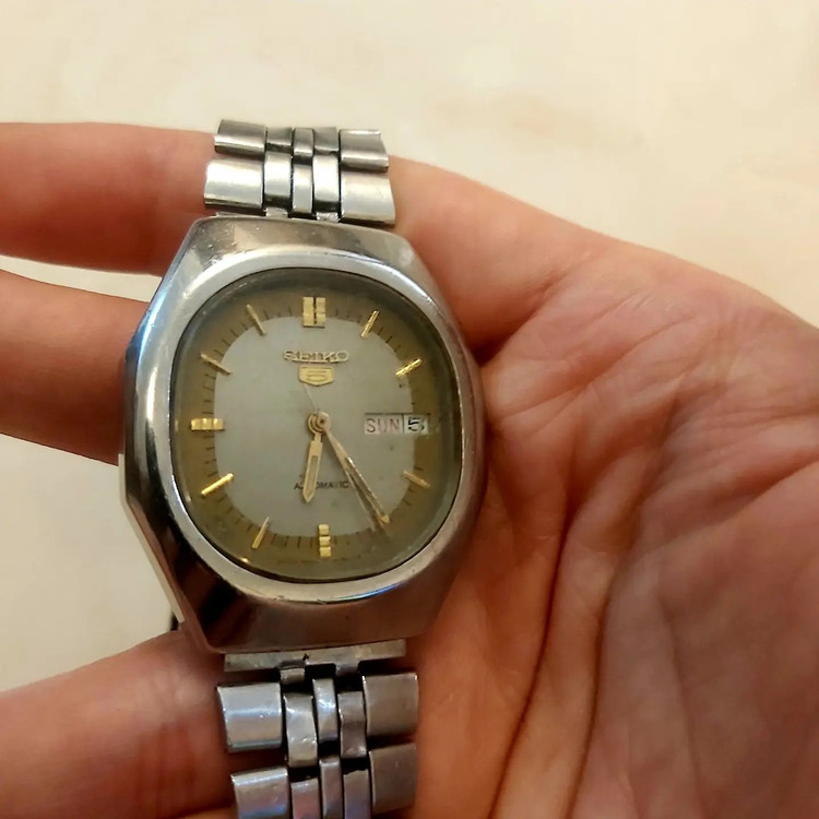 سیکو⌚ اورجینال ژاپن اتوماتیک موتور۶۳۰۹ تقویم تمام استیل آنتیک #وستن_واچ_سوئیس