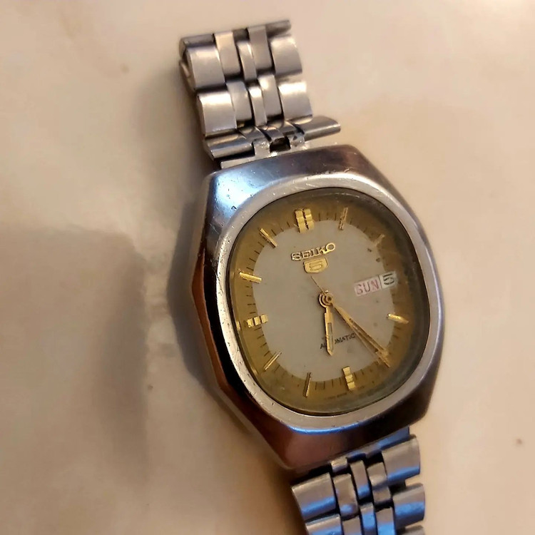 سیکو⌚ اورجینال ژاپن اتوماتیک موتور۶۳۰۹ تقویم تمام استیل آنتیک #وستن_واچ_سوئیس