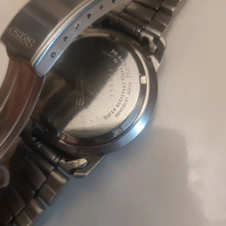 سیکو⌚ اصل ژاپن موتور سیکو تایم ضد زنگ تقویم کرنوگراف