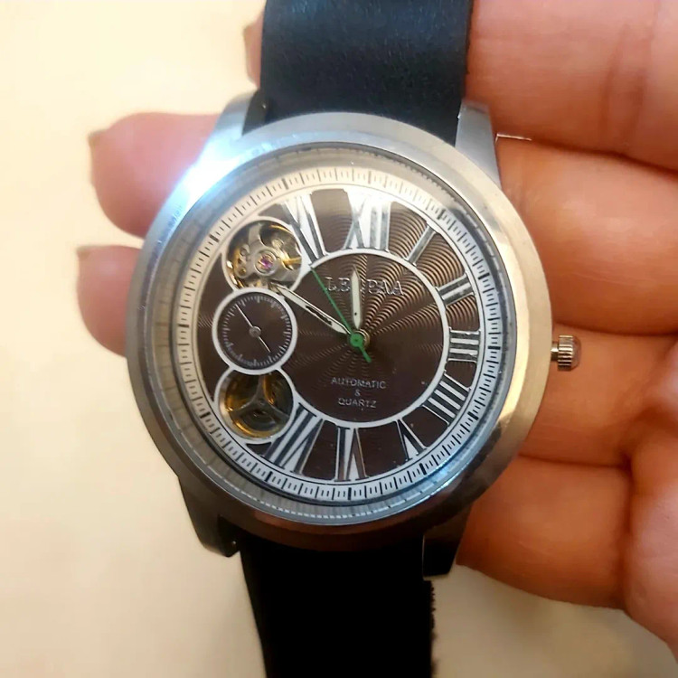 LEEPAA⌚ کوارتز و اتوماتیک تمام استیل ضد آلرژی ضد زنگ